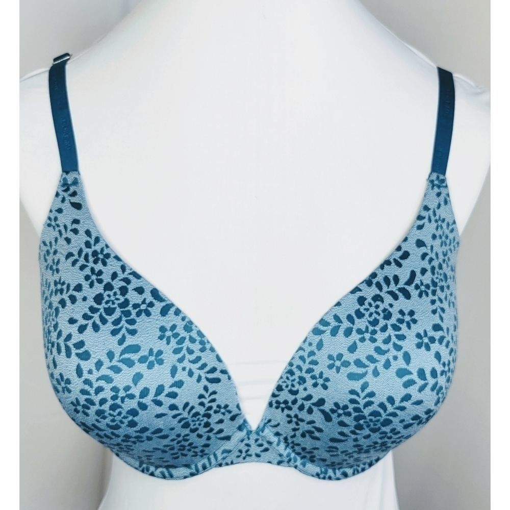 Adore Me Size 36DDD Teal Padded Bra